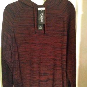 Size M Buffalo David Bitton burgandy hoodie/sweeter